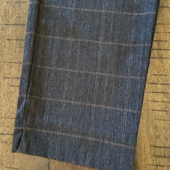 Ladies Dark Gray Plaid Pants - Picture 7 of 9